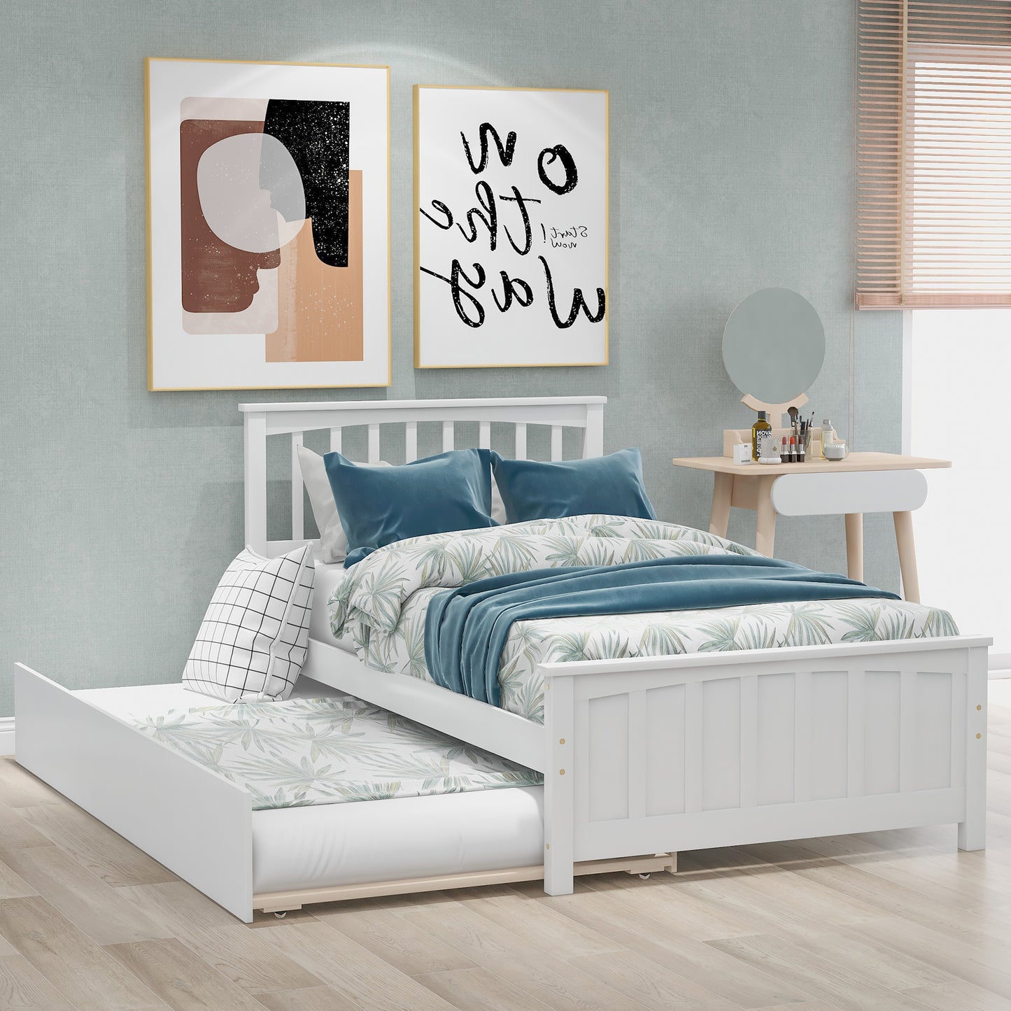 Mitch Platform Bed with Trundle
