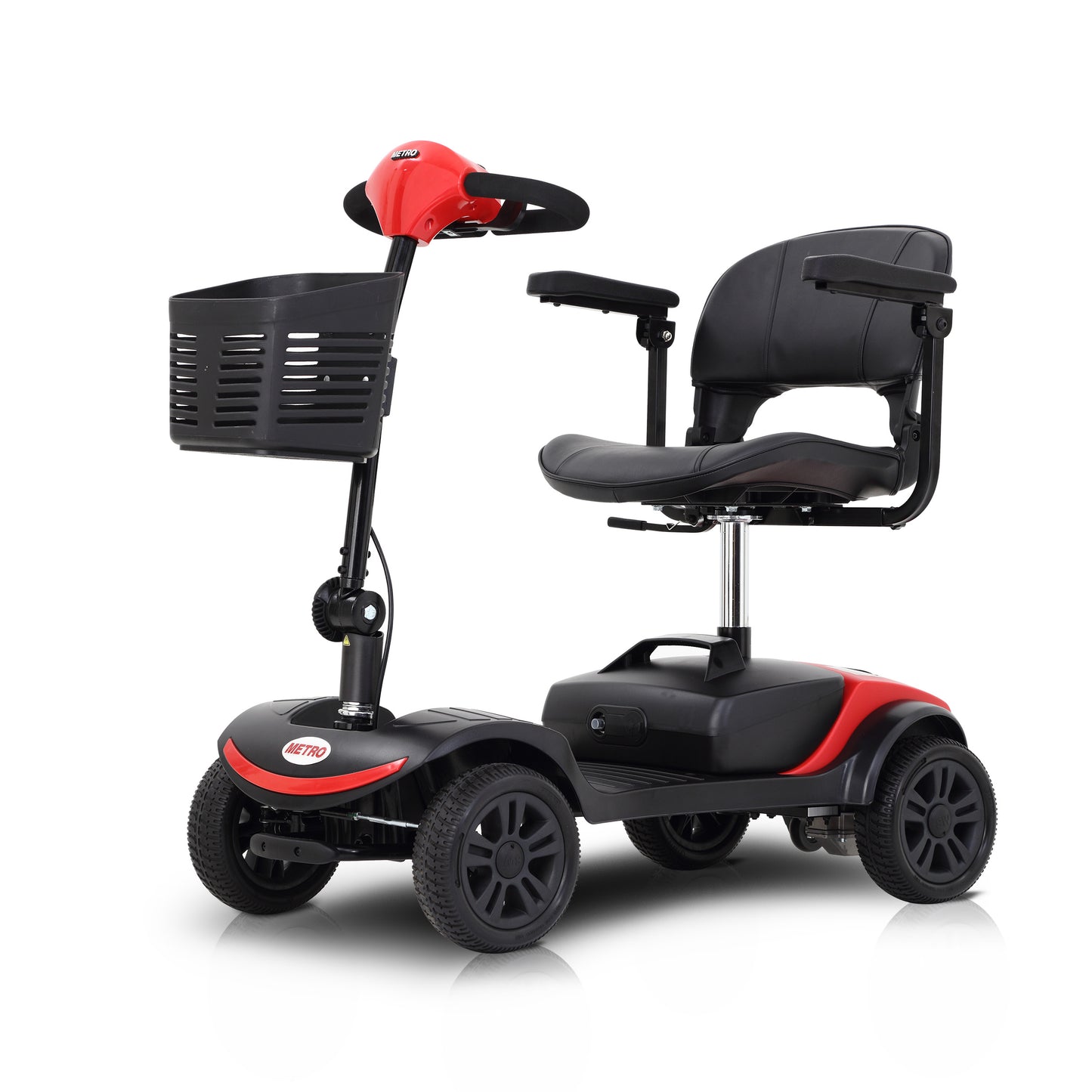Compact Mobility Scooter - Frosted Red