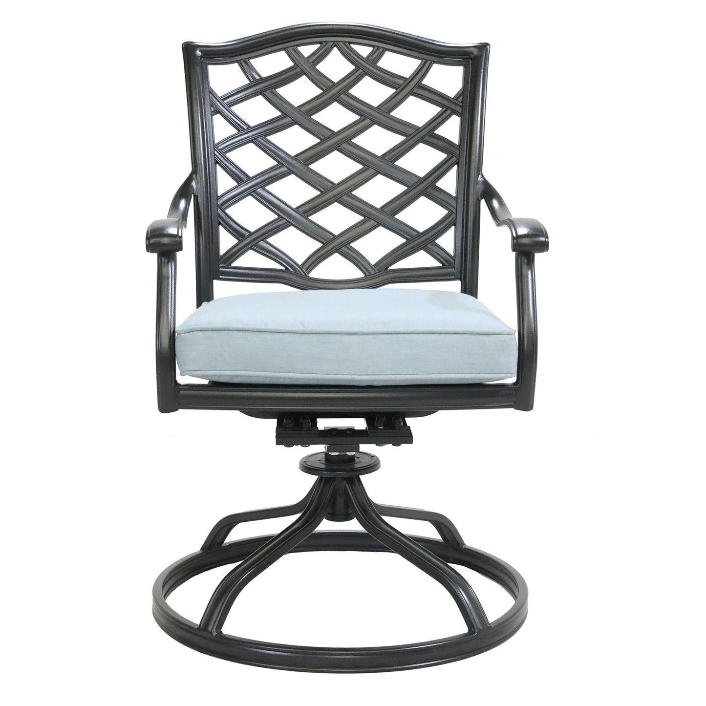 Outdoors Dining Swivel Chair with Cushion