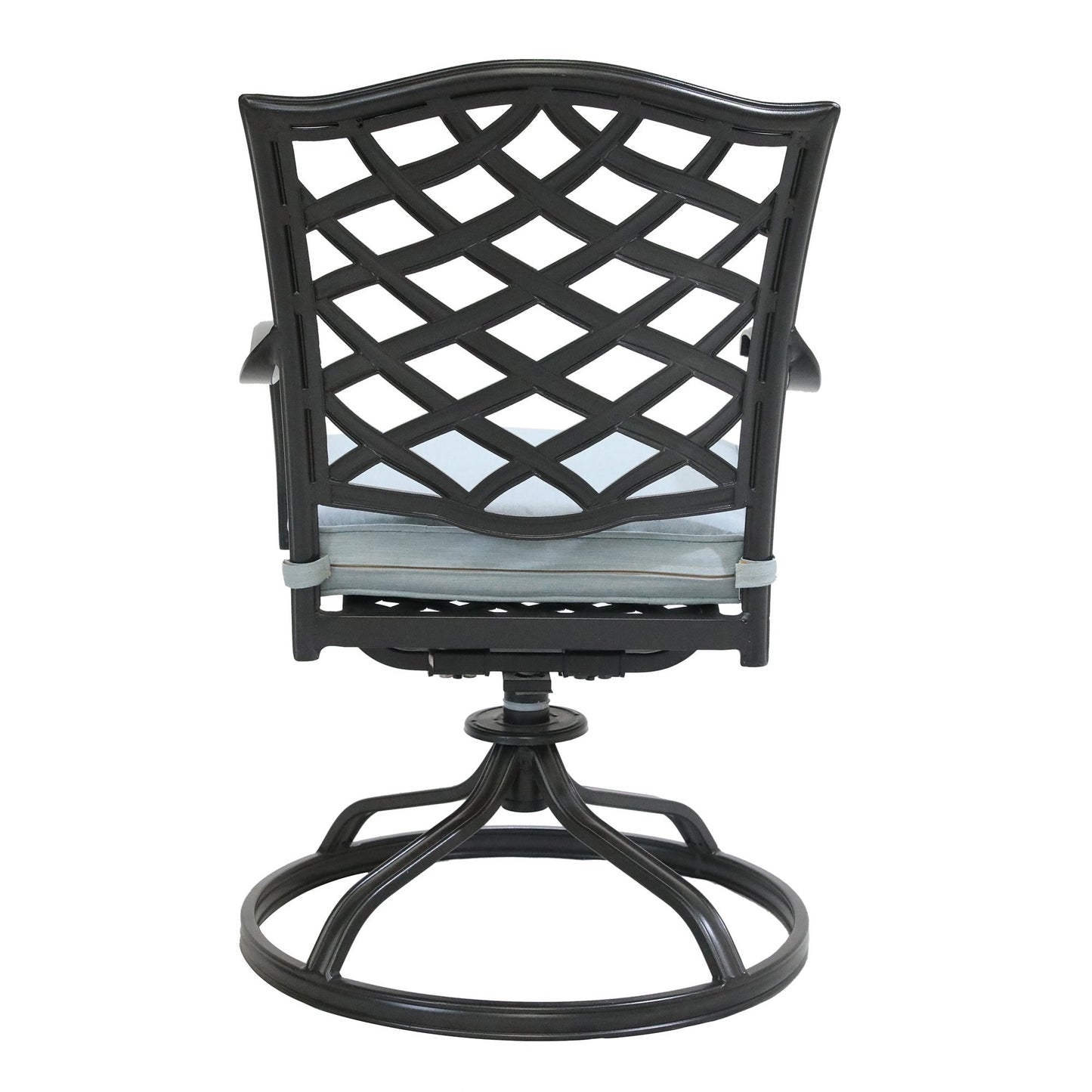 Outdoors Dining Swivel Chair with Cushion