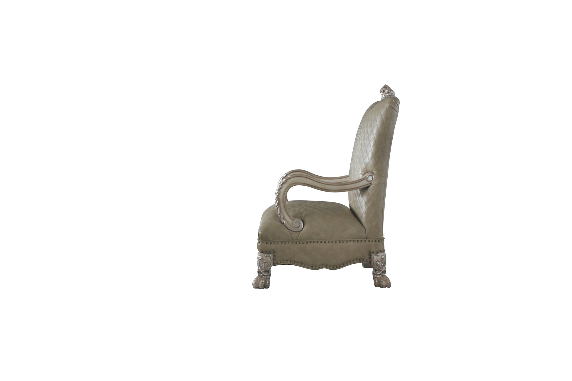 Dresden Accent Chair Vintage Bone White - Demine Essentials