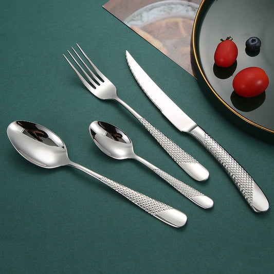 Luxury Cutlery Set  Stainless Steel Silverware