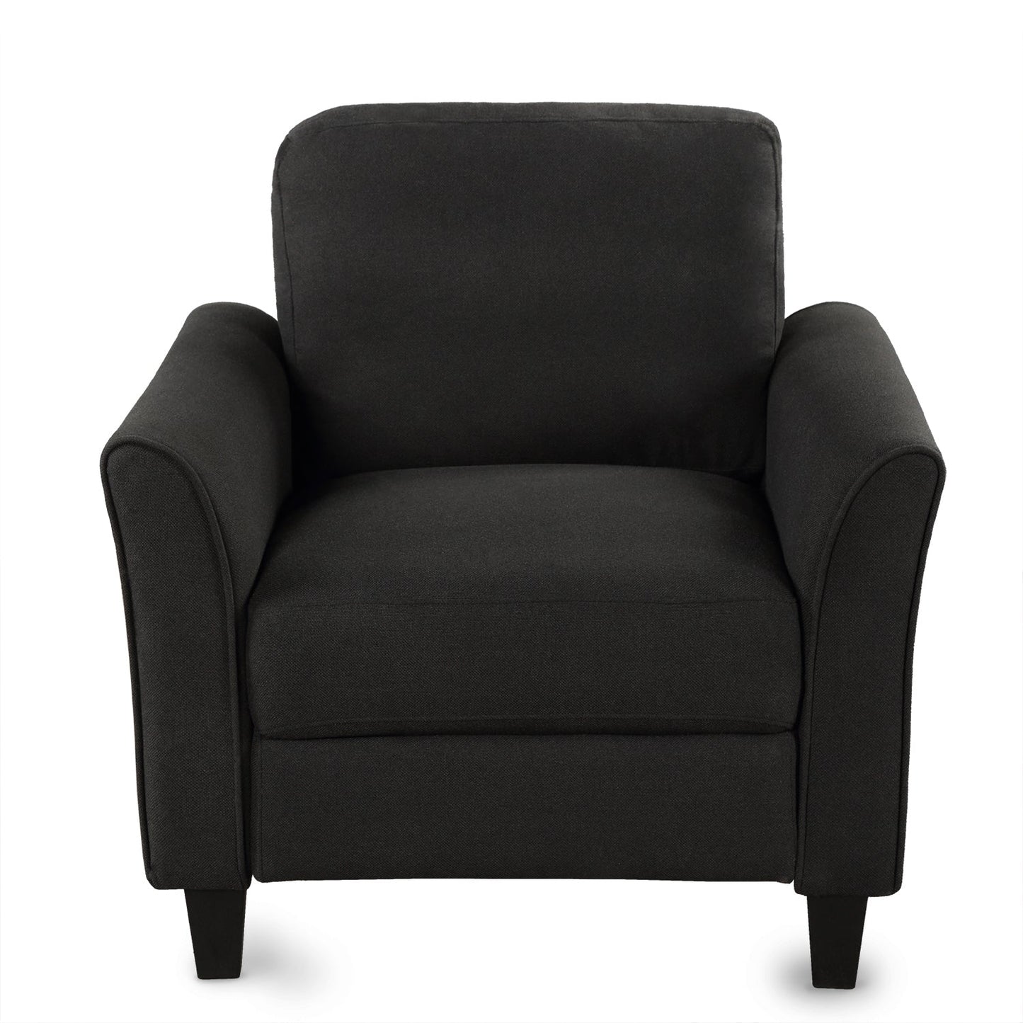 Armrest Single Sofa - Black - Demine Essentials