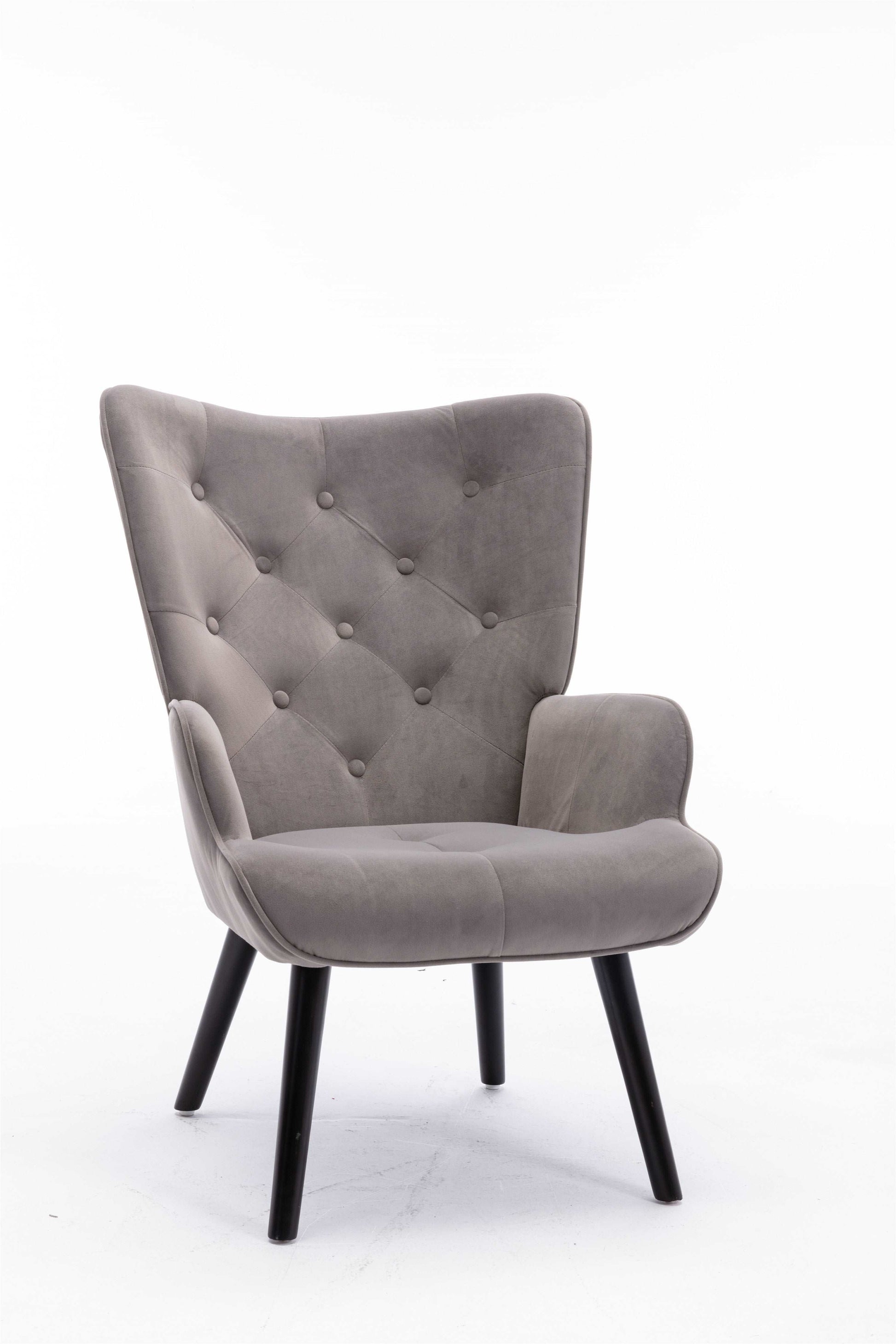 Bella Accent Chair - Silver Grey - Demine Essentials