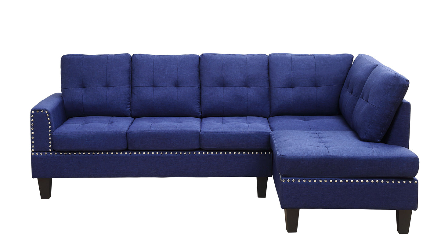 Jeimmur Sectional Blue Sofa - Demine Essentials