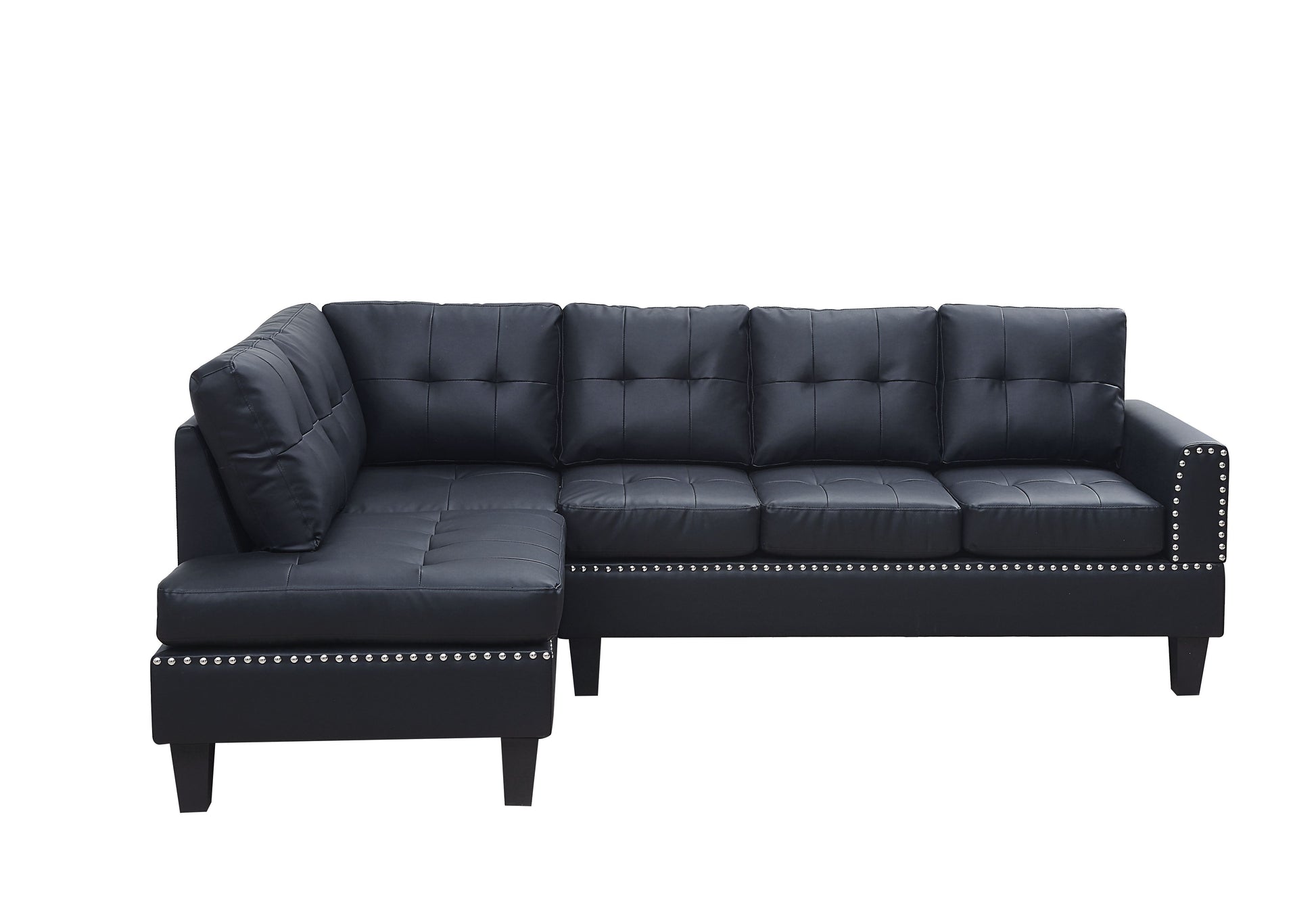 Jeimmur Sectional Sofa Black - Demine Essentials