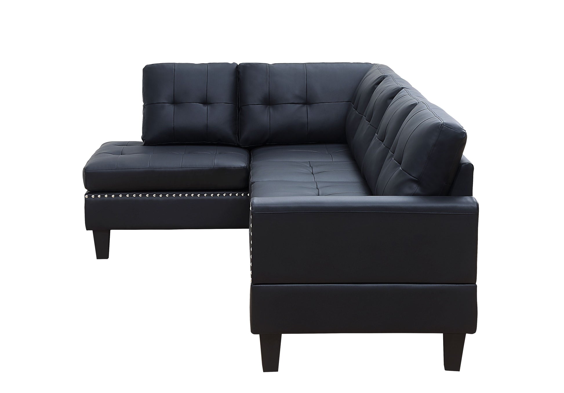 Jeimmur Sectional Sofa Black - Demine Essentials