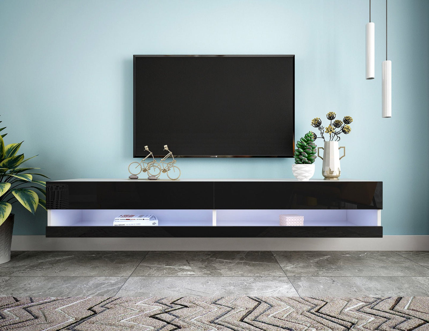 Mounted Floating TV Stand - Demine Essentials