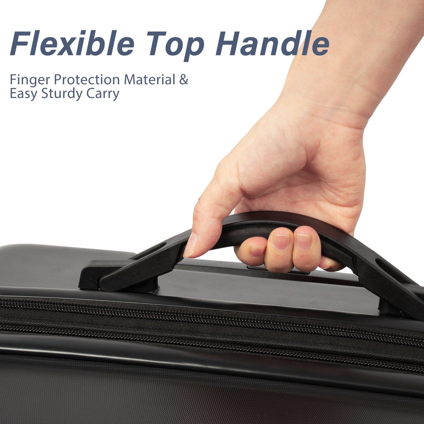 Spinner Hardshell Luggage Sets 3 Pcs with TSA Lock Lightweight