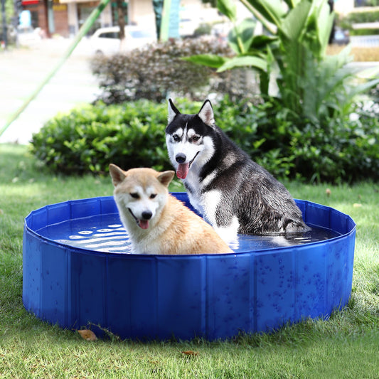 Summer Pet Dog Swimming Pool Pet Bath Pool for Puppy Washing Portable PVC Outdoor Durable Pet Bathing Tub Kid Pool for Large Dog - Demine Essentials