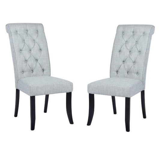 Tufted Upholstered Side Chair/Dinning Chair (Set of 2) - Demine Essentials