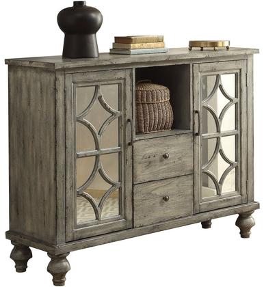 Velika Console Table in Weathered Gray - Demine Essentials